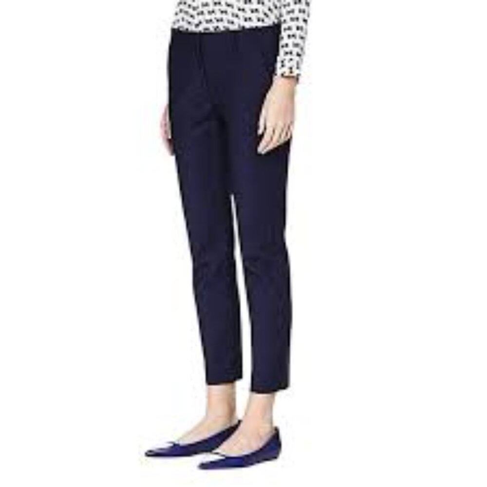 Theory Natural Bedina Pavia Ankle Cropped Pants Career Preppy Size 2